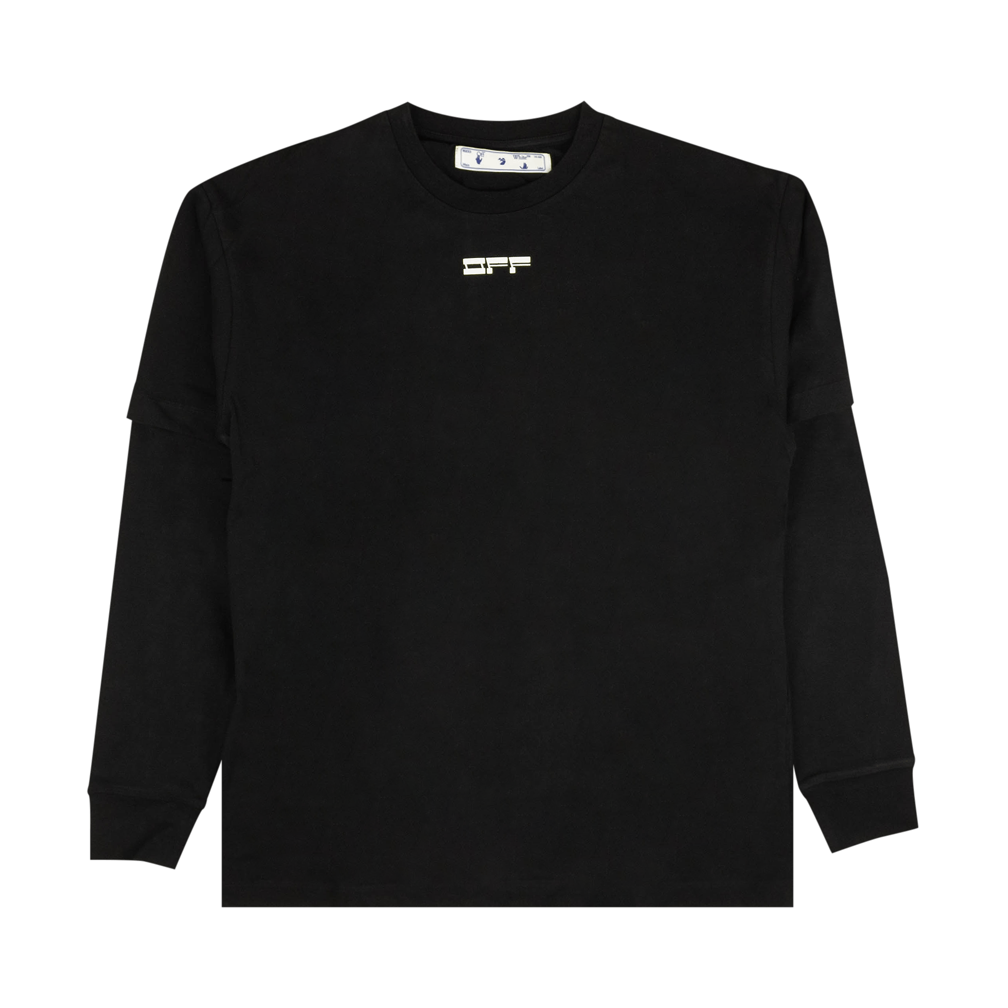 Off-White Cotton Masked Face T-Shirt 'Black'