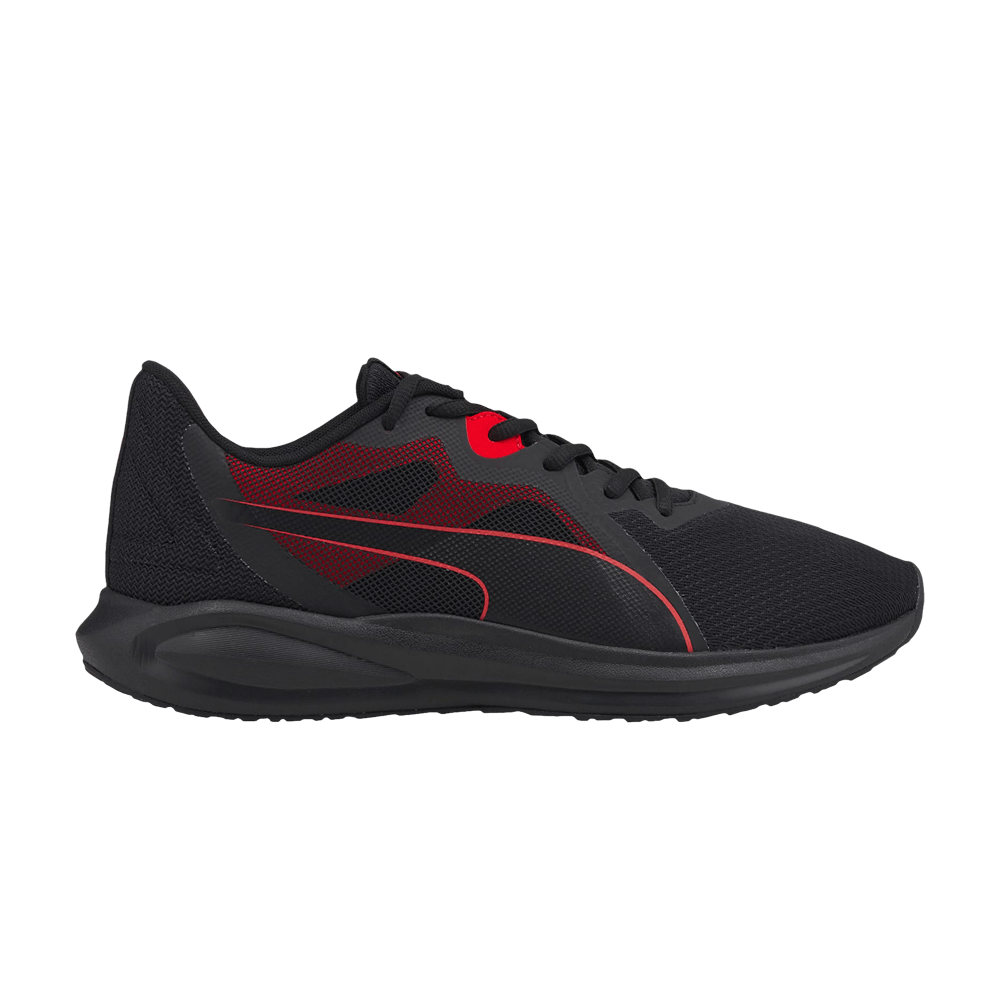 Pre-owned Puma Twitch Runner 'black High Risk Red'