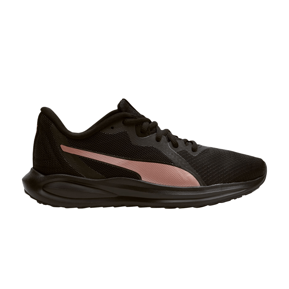 Pre-owned Puma Wmns Twitch Runner 'black Rose Gold'