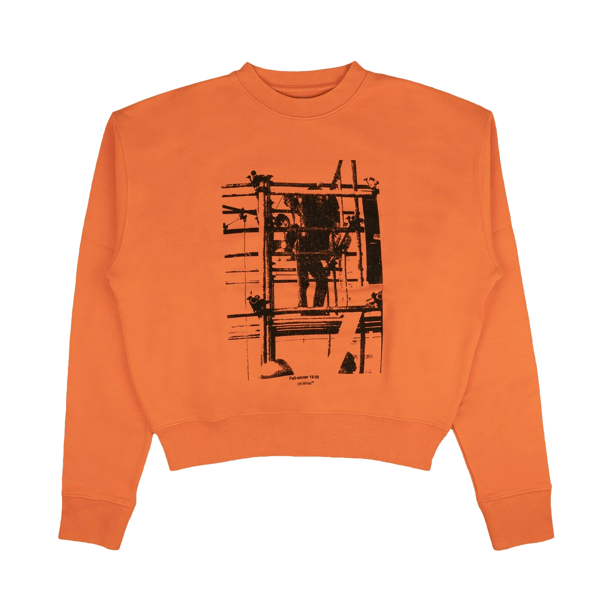 Off-White Graphic Hoodie Sweatshirt 'Orange'