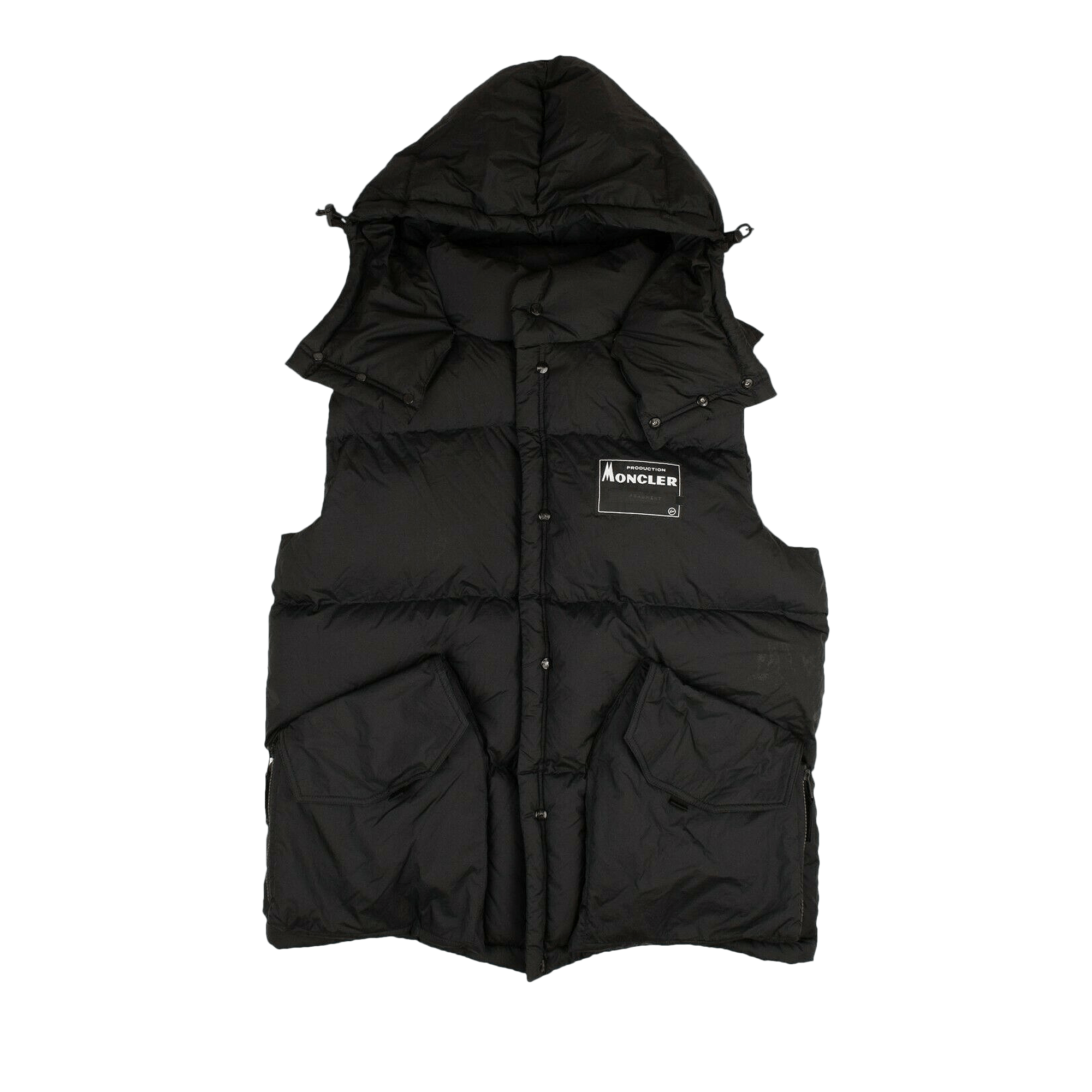 Moncler Kyle Gilet Logo Puffer Vest 'Black'