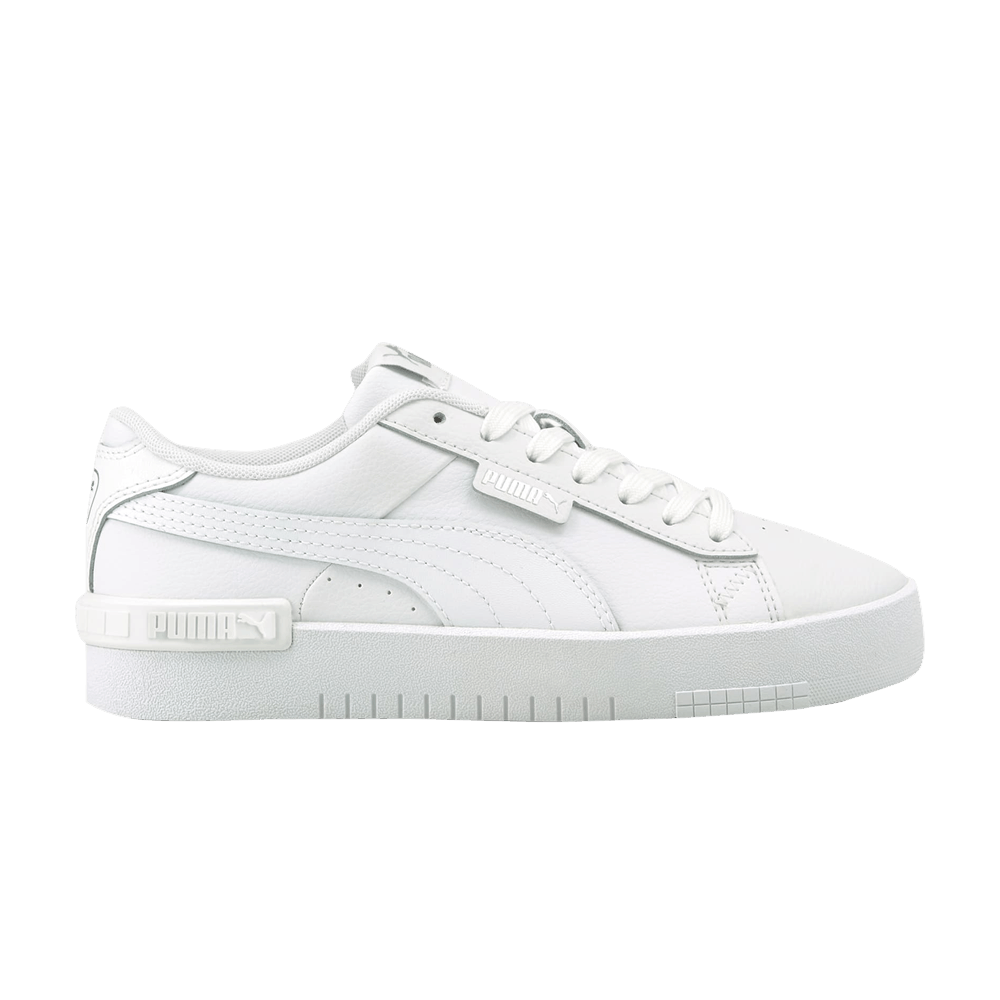 Pre-owned Puma Jada Big Kid 'white Silver'