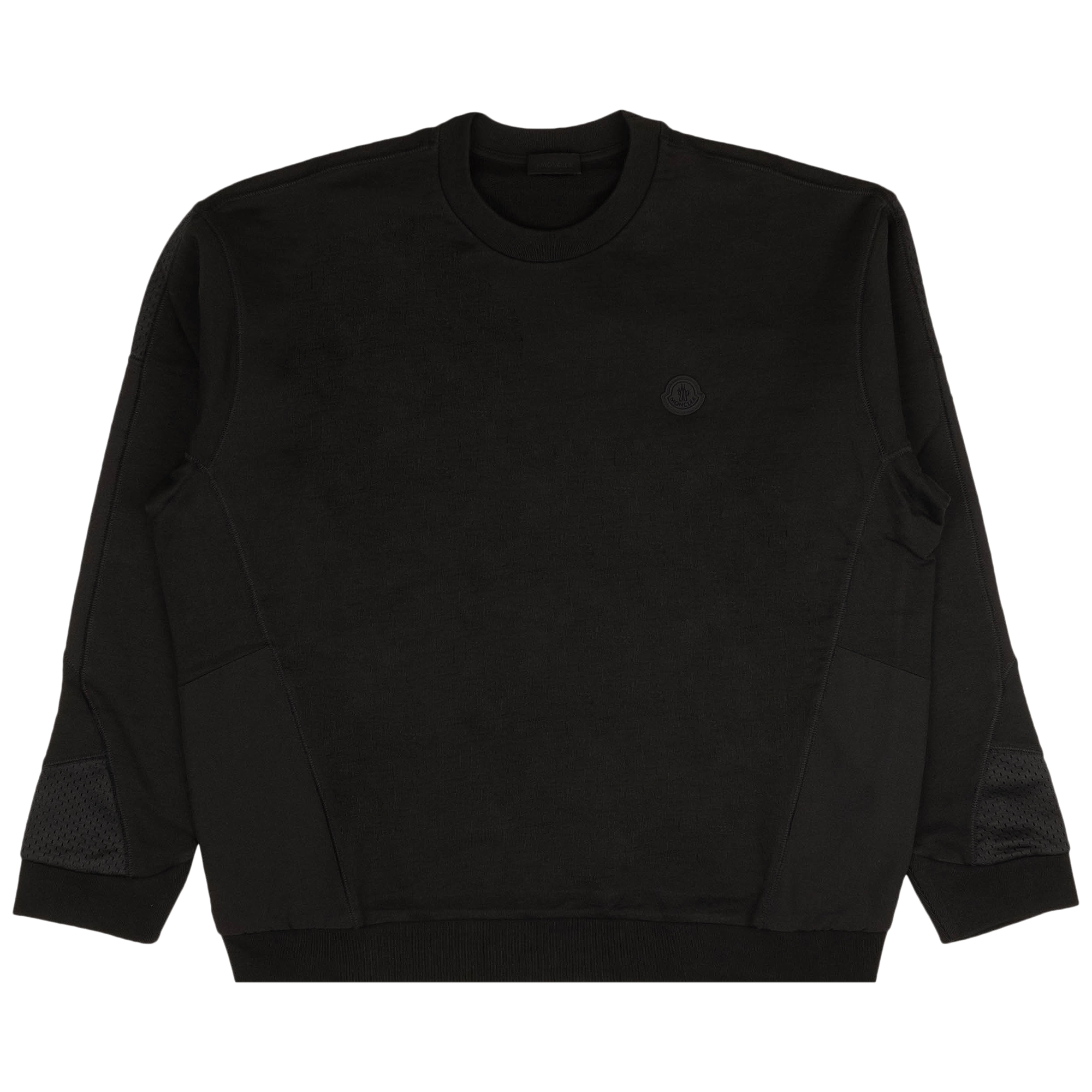 Moncler Cotton Pullover Crewneck Sweatshirt 'Black'