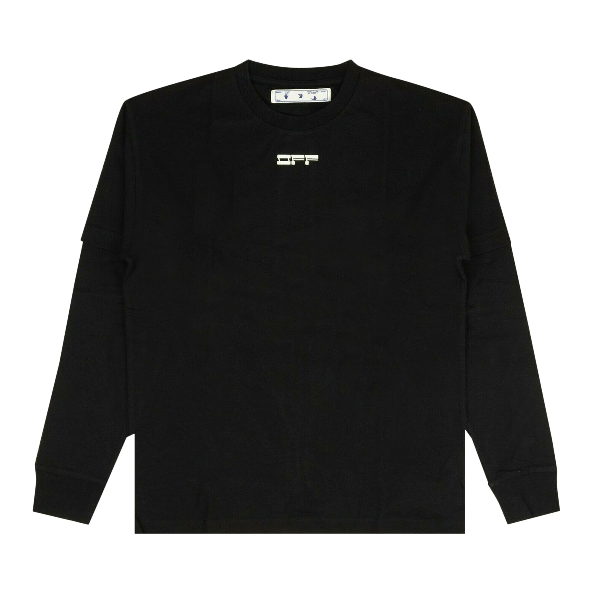 Off-White Stencil Mask Slim T-Shirt 'Black'