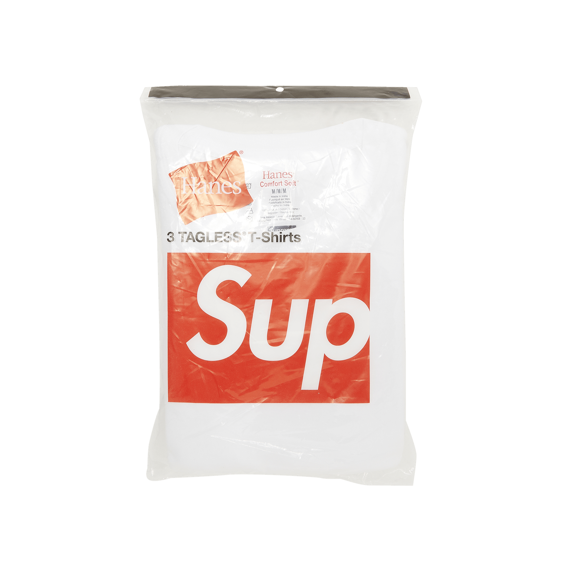 Supreme x Hanes Tagless Tees (3 Pack) 'White'