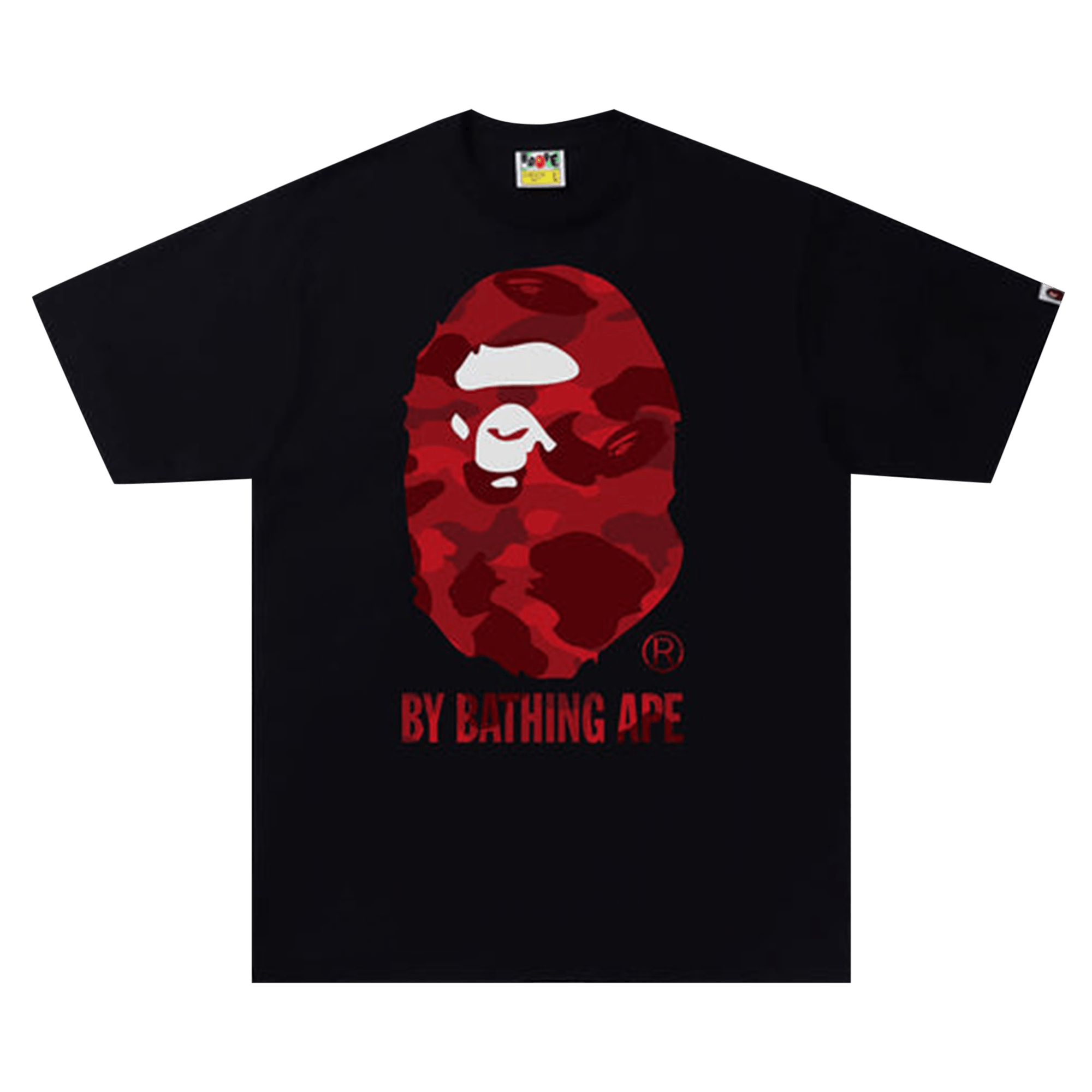 BAPE Color Camo A By Bathing Ape Tee 'Black/Red'
