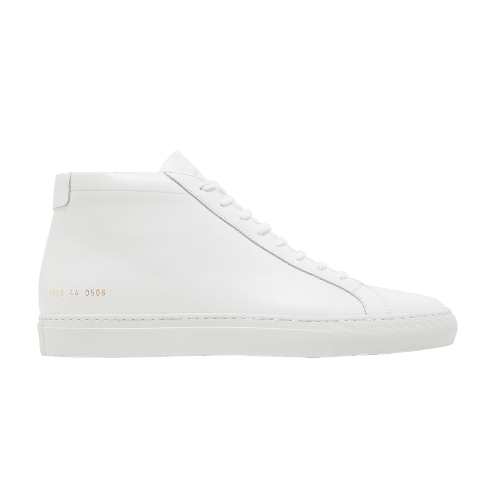 Pre-owned Common Projects Achilles Mid 'white'