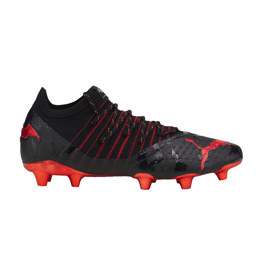 Pre-owned Puma Batman X Future 1.3 Fg Ag 'black High Risk Red'