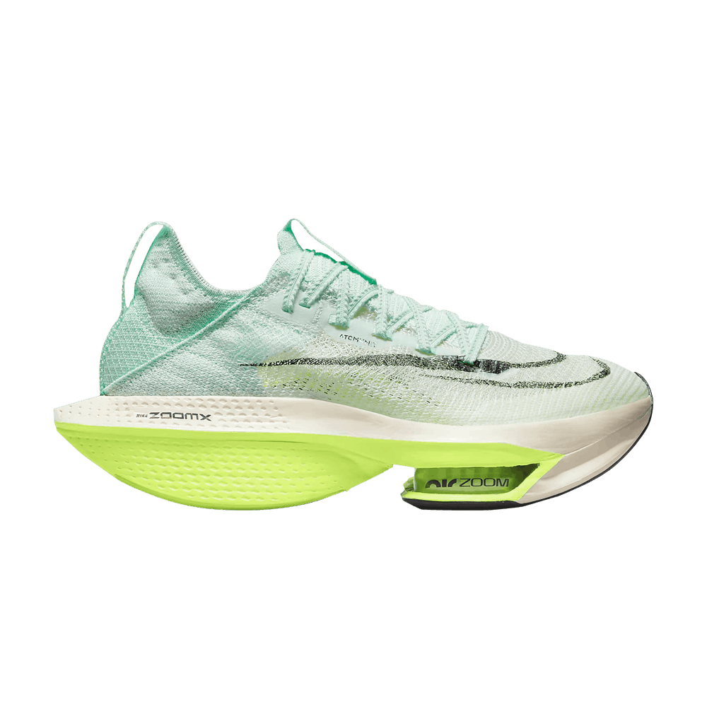 Pre-owned Nike Wmns Air Zoom Alphafly Next% 2 'mint Foam Volt' In Green