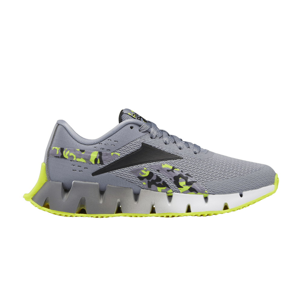 Reebok Zig Dynamica 2 'Grey Acid Yellow Camo'