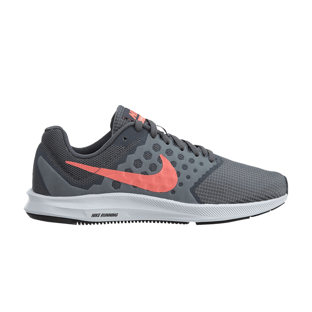 Pre-owned Nike Wmns Downshifter 7 Wide 'cool Grey Lava Glow'