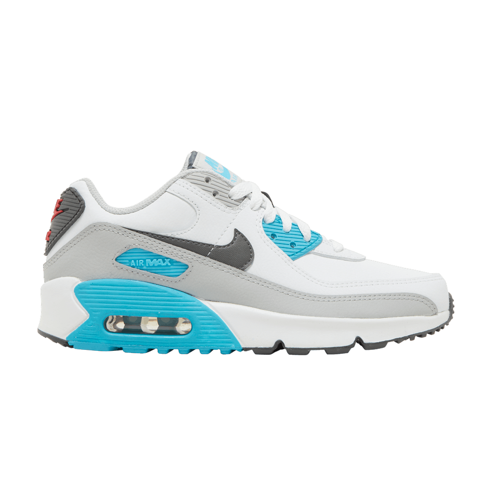 Nike Air Max 90 Leather GS 'White Chlorine Blue'