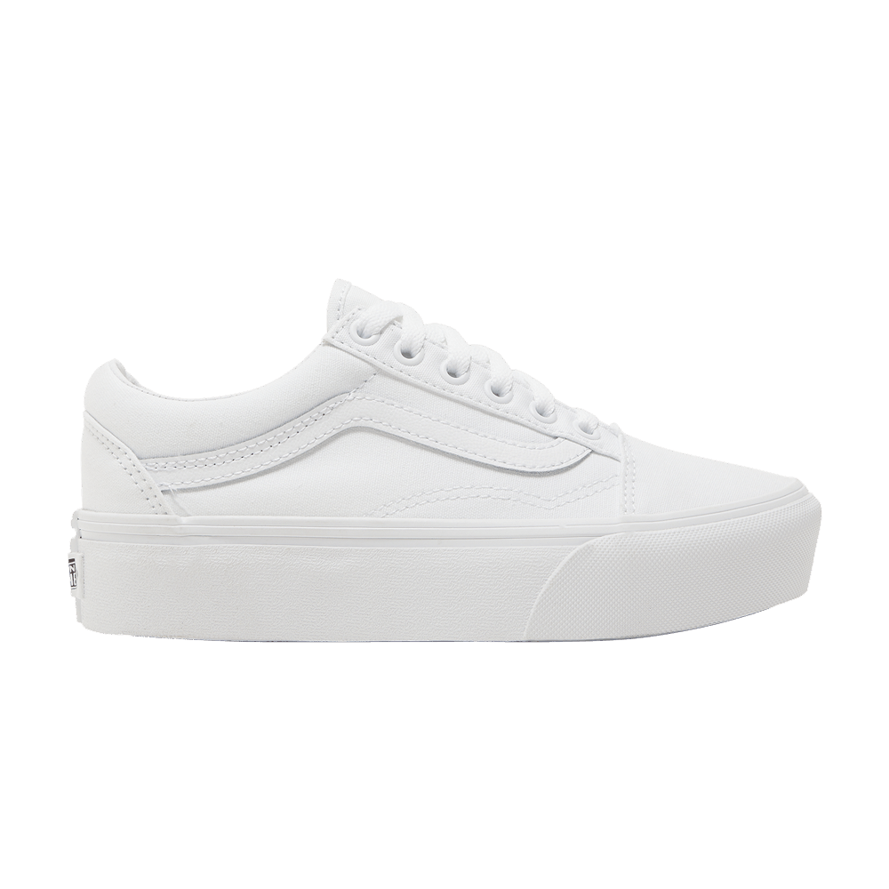 Vans Old Skool Platform 'True White'