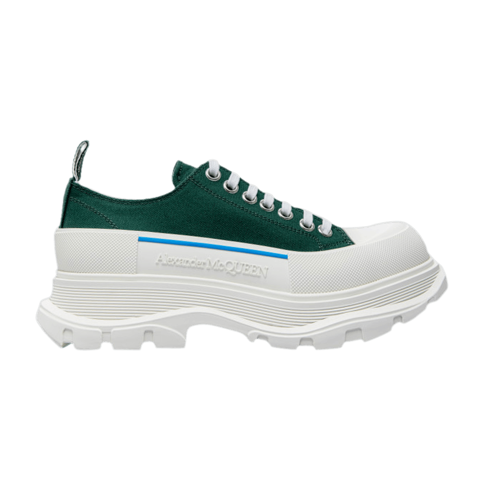 Alexander McQueen Tread Slick Lace Up 'Green Blue'