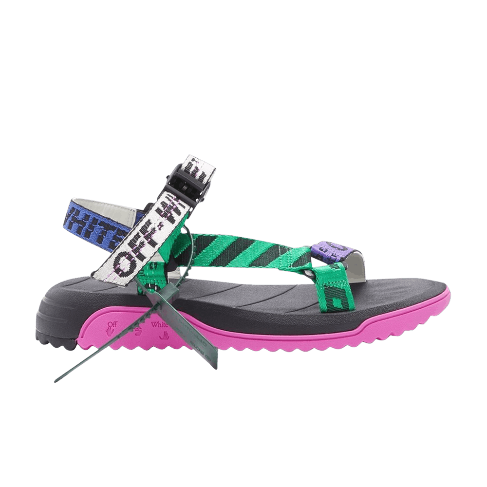 Off-White Wmns Trek Sandal 'Green Fuchsia'