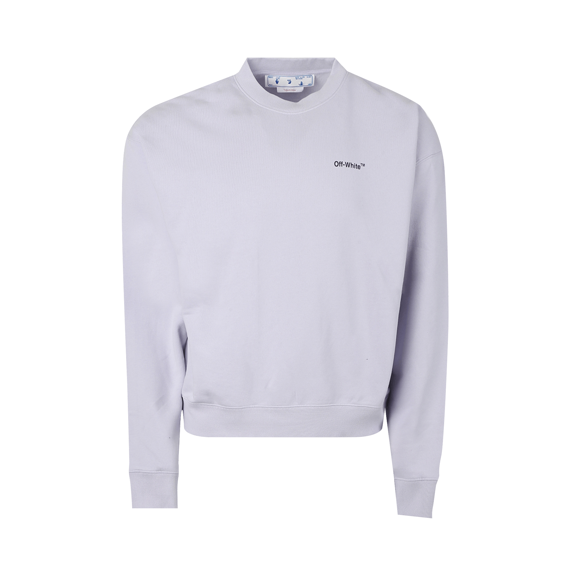 Off-White Caravaggio Arrow Over Crewneck 'Dusty Lilac/Black'