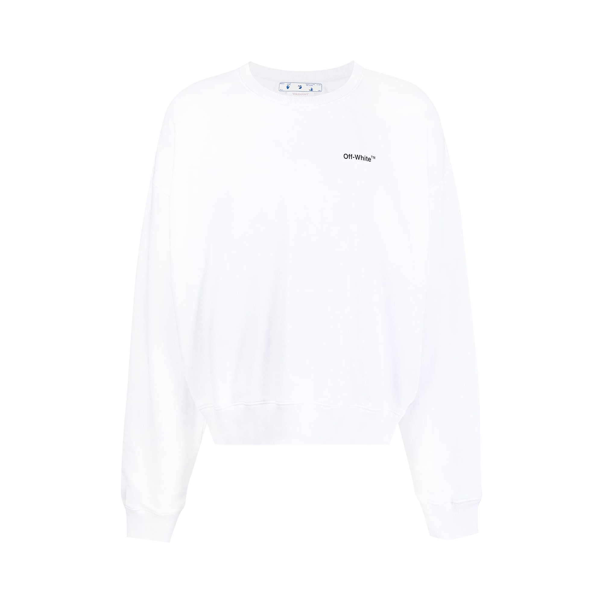 Off-White Caravaggio Arrow Over Crewneck 'White/Black'