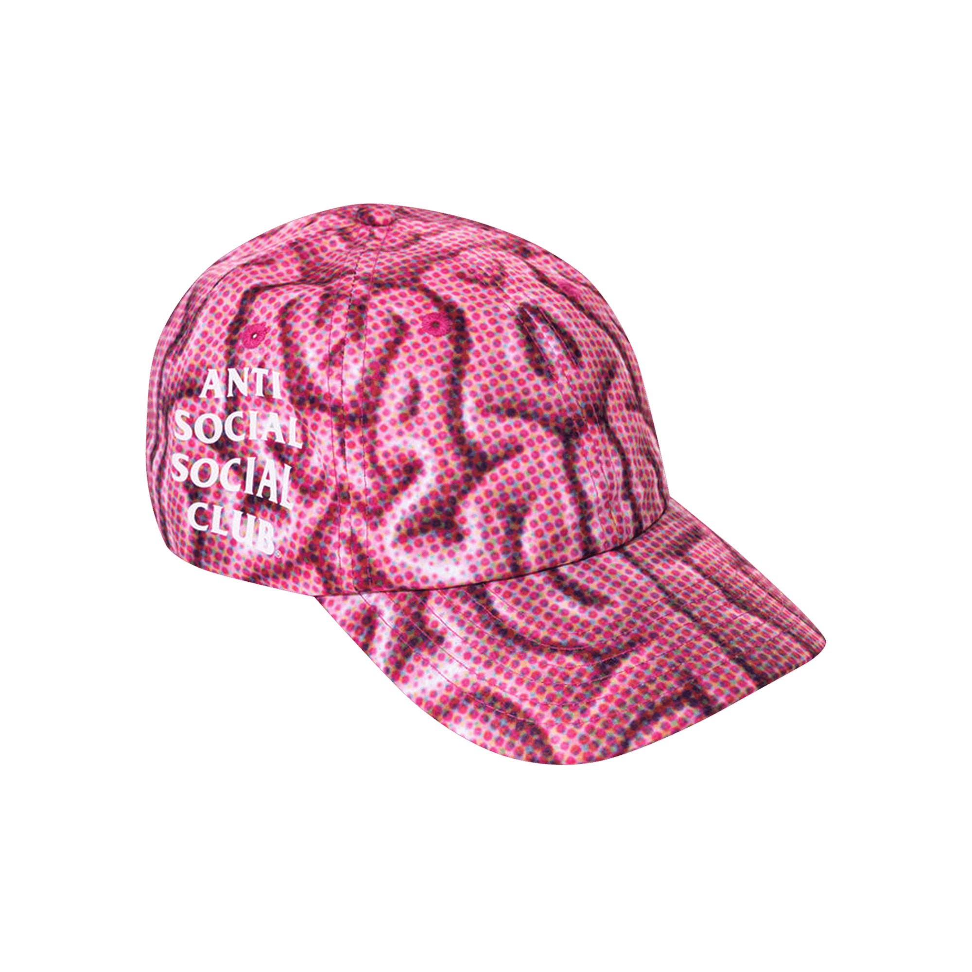 Pre-owned Anti Social Social Club When The Mind Games Are Done Cap 'pink'