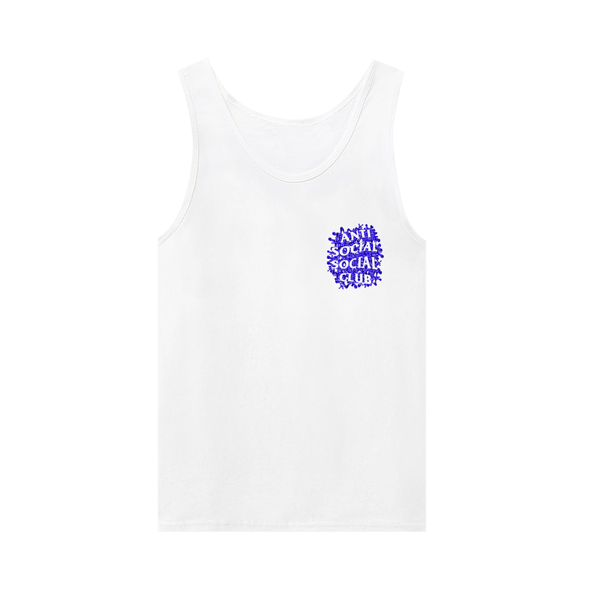 Pre-owned Anti Social Social Club Our Experiment Tank Top 'white'