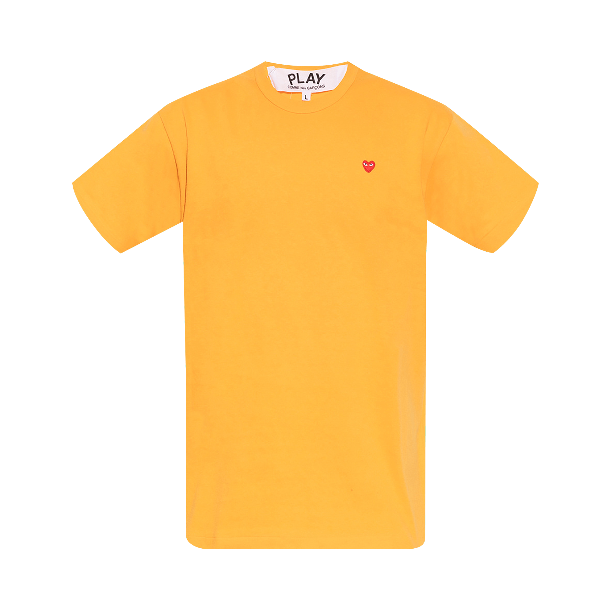 Comme des Garçons PLAY Small Heart T-Shirt 'Yellow'