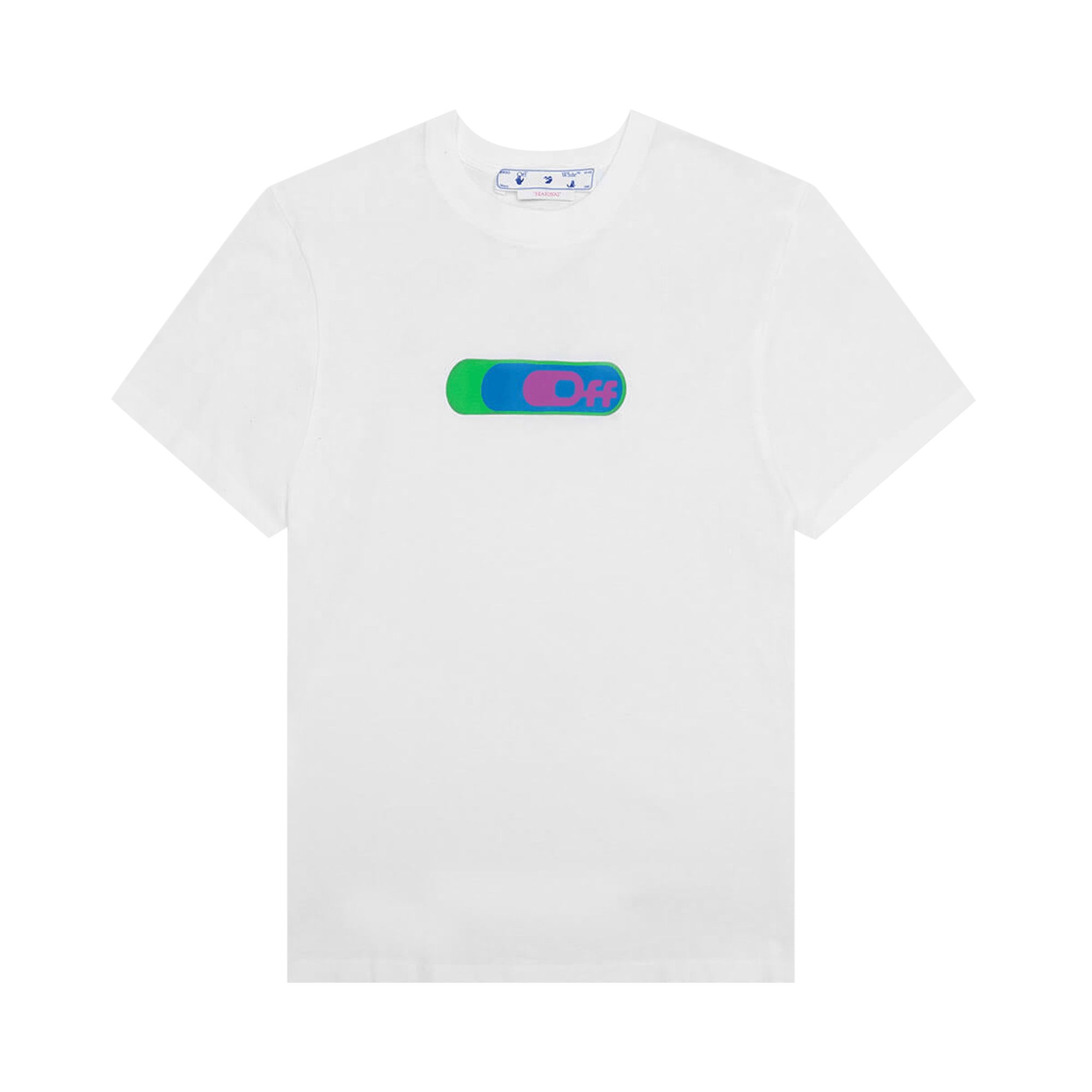 Off-White High Weed Slim Short-Sleeve Tee 'White/Green'