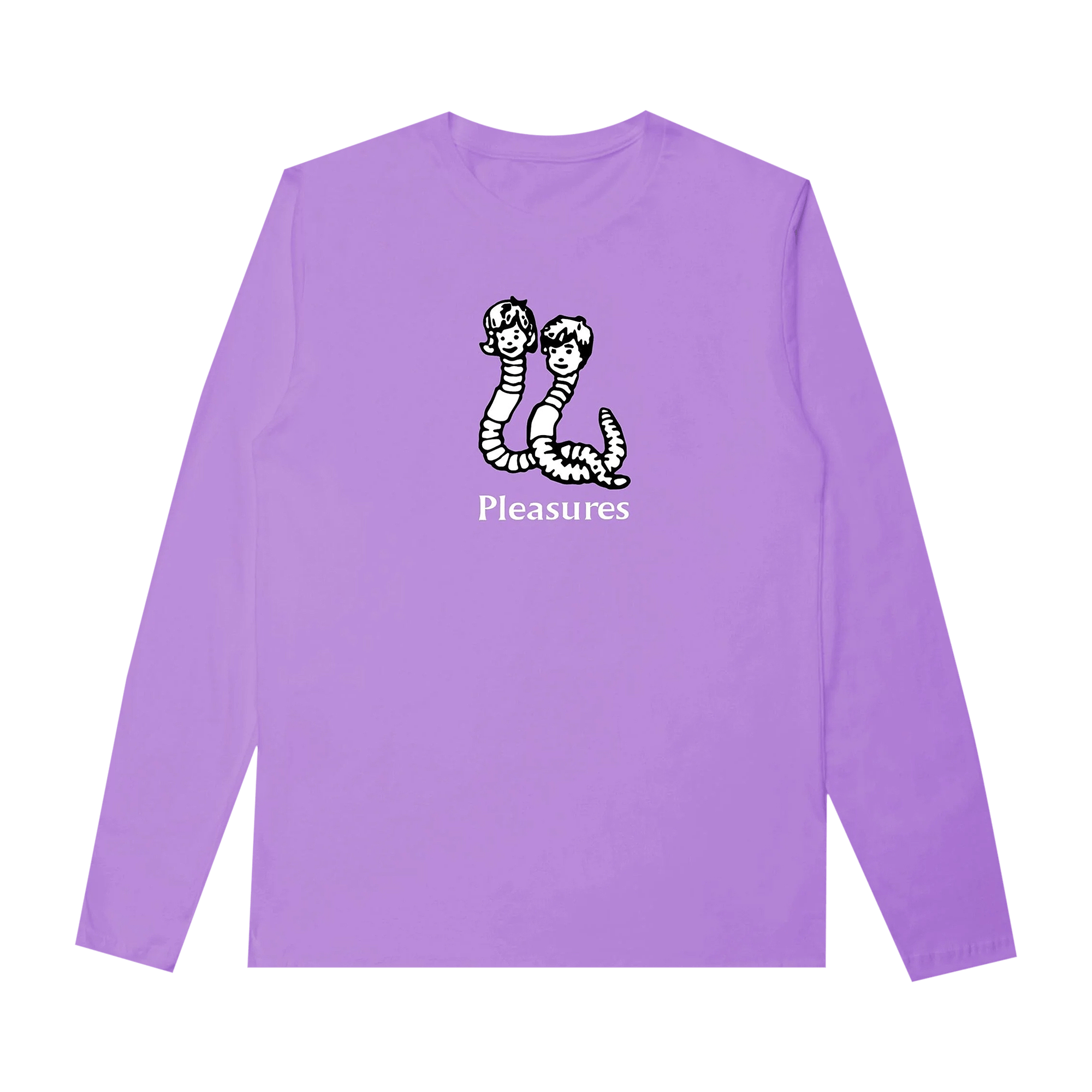 Pleasures Mud Pigment Long-Sleeve T-Shirt 'Violet'