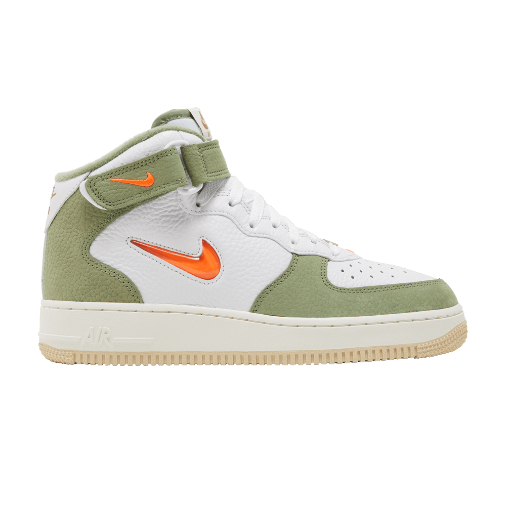 Nike Air Force 1 Mid QS 'Oil Green Orange'