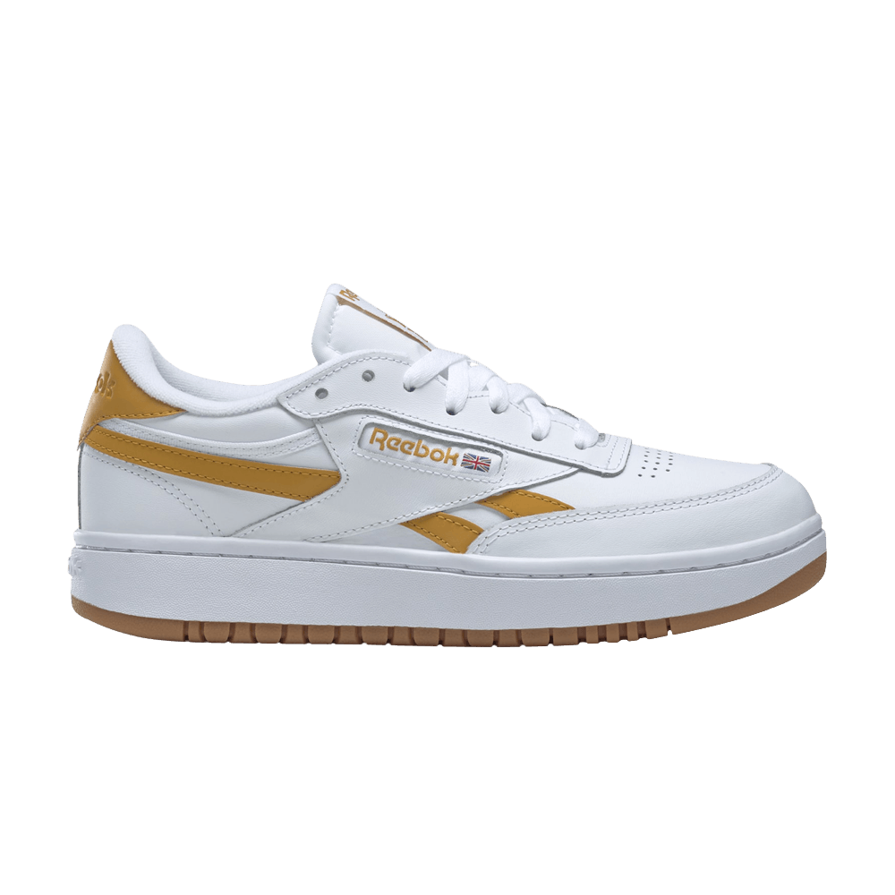 Pre-owned Reebok Wmns Club C Double Revenge 'white Bright Ochre'