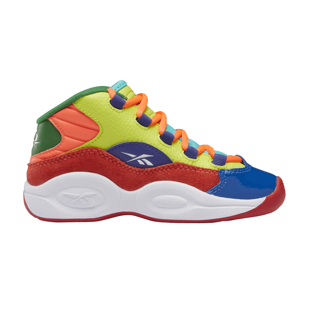 Reebok Question Mid Little Kid 'Color Explosion'
