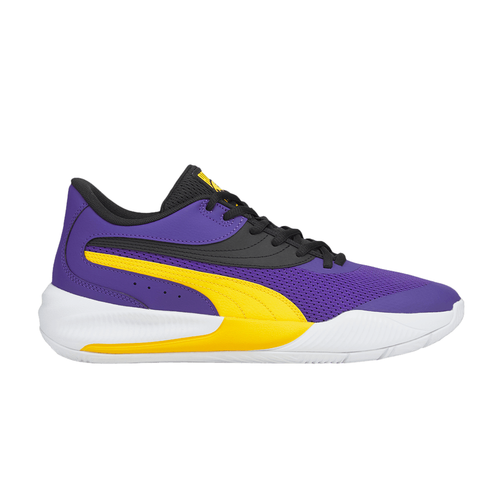 Pre-owned Puma Triple Basketball 'prism Violet Spectra Yellow' In Purple