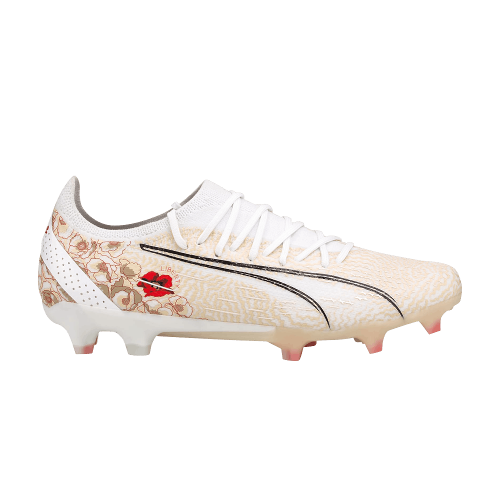 Pre-owned Puma Liberty Of London X Wmns Ultra Fg Ag 'floral' In White