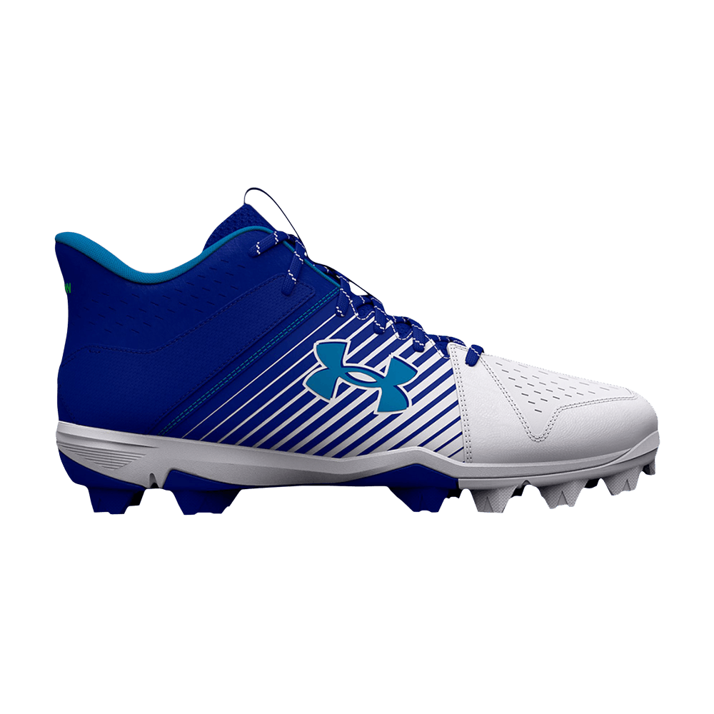 Pre-owned Under Armour Leadoff Mid Rm 'royal White' In Blue