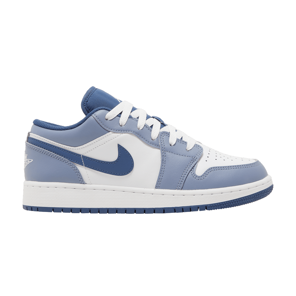 Pre-owned Air Jordan 1 Low Gs 'ashen Slate' In White