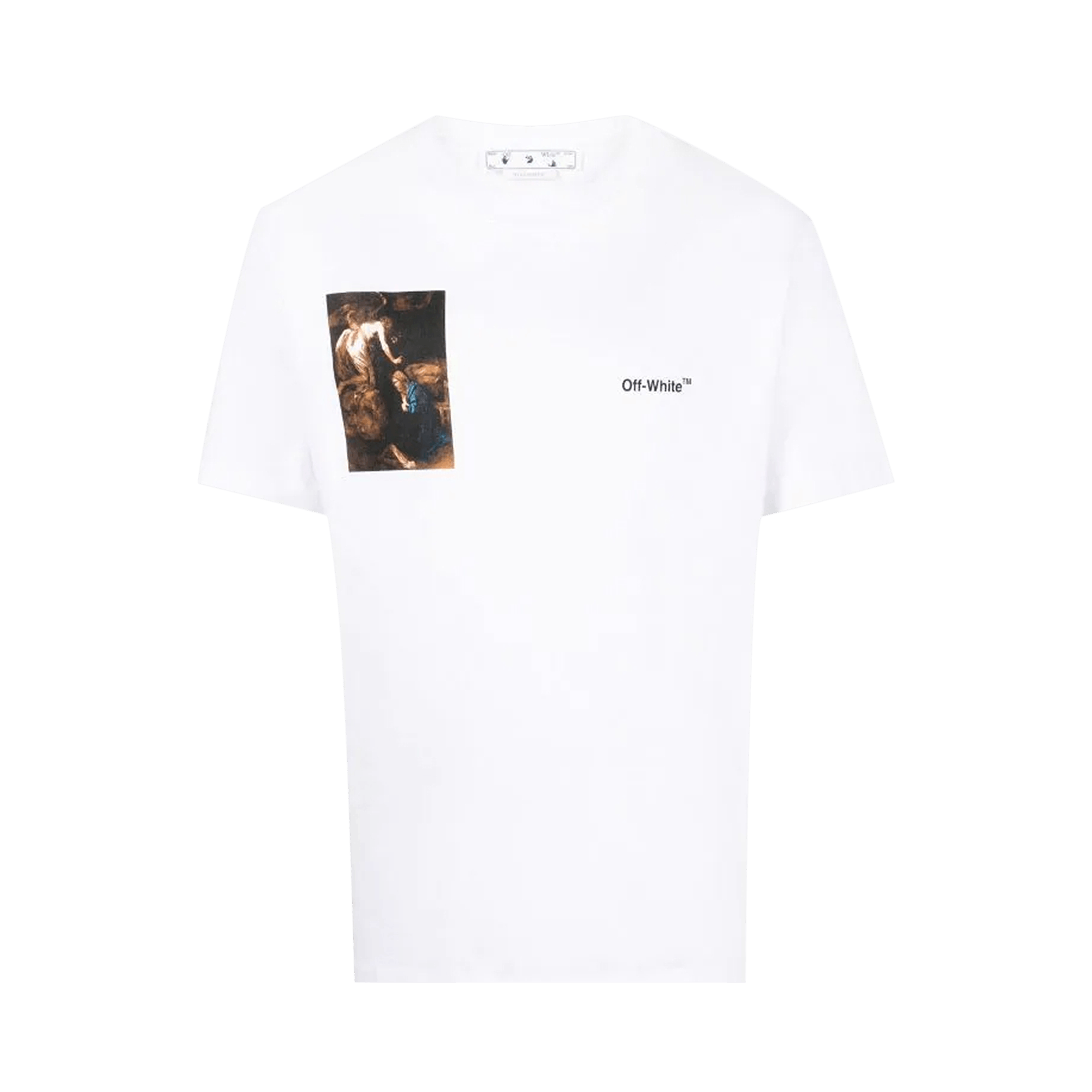 Off-White Caravaggio Lute Slim Short-Sleeve Tee 'Black/White'