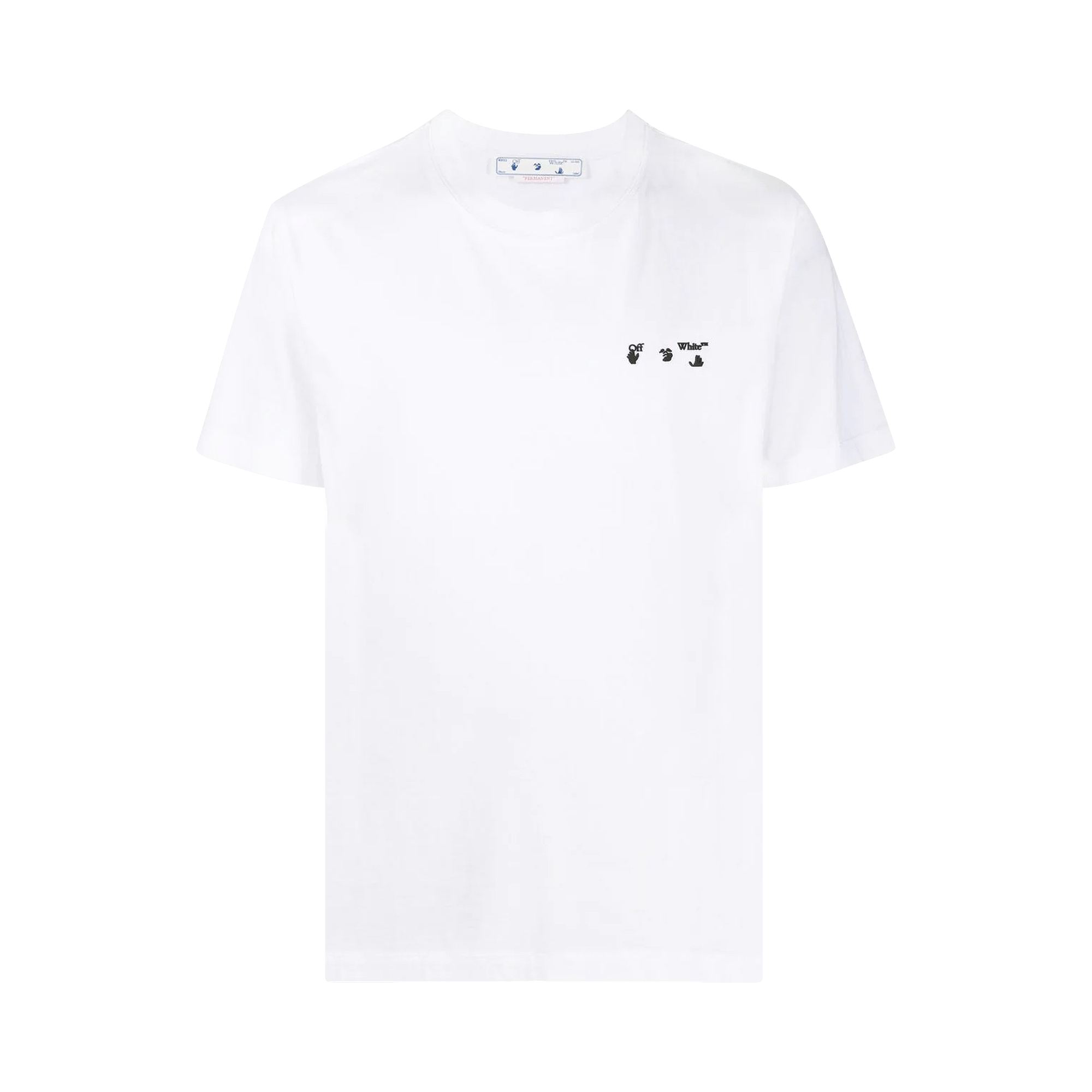 Off-White OW Logo Slim Short-Sleeve Tee 'White/Black'