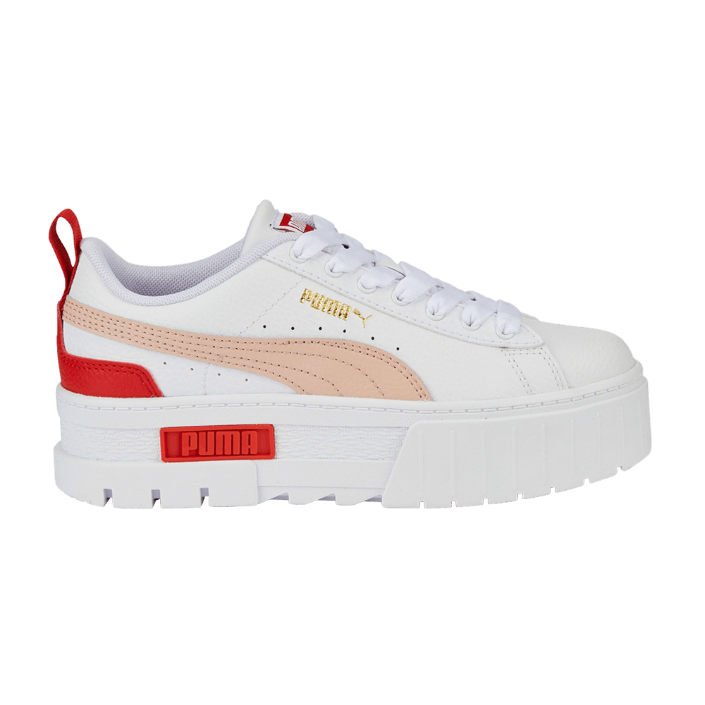 Pre-owned Puma Mayze Jr 'white Rose Quartz'