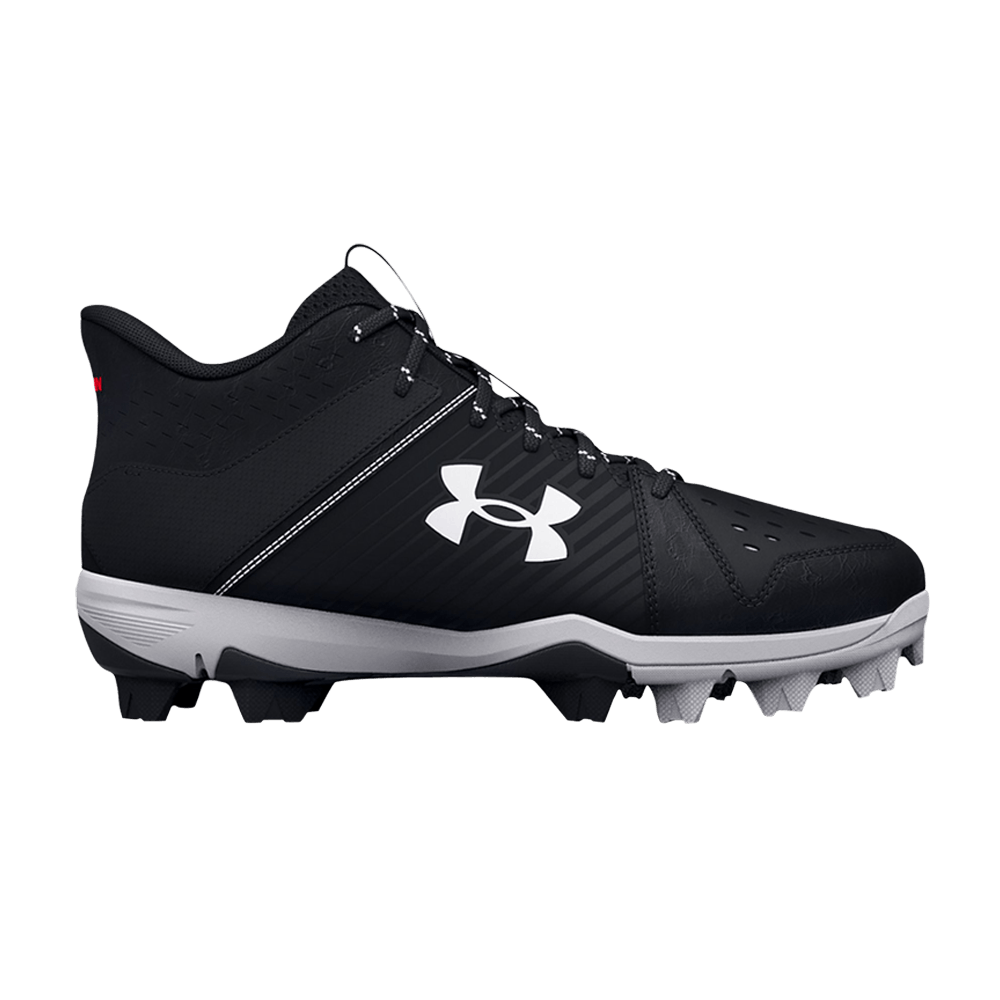 Pre-owned Under Armour Leadoff Low Mid Gs 'black White'