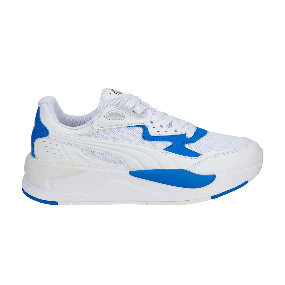 Pre-owned Puma X-ray Speed Jr 'white Victoria Blue'