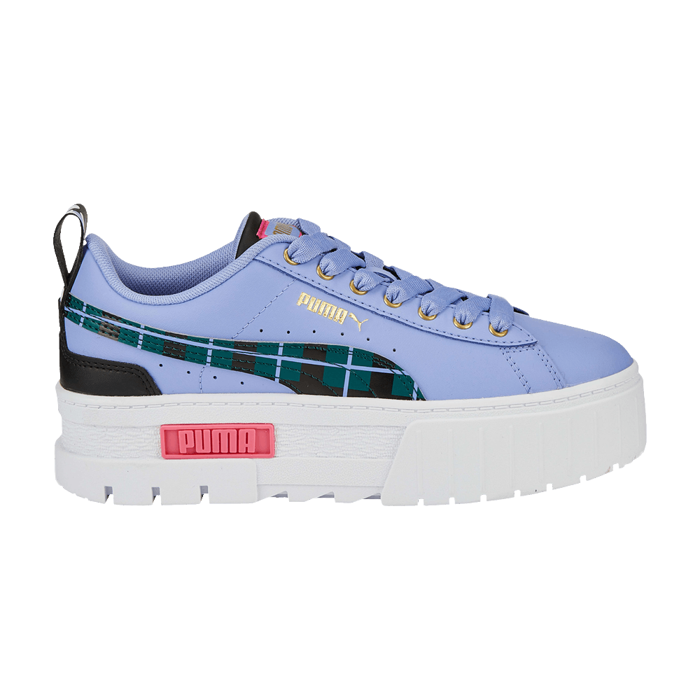 Pre-owned Puma Mayze '90s Prep Ac Jr 'lavender Pop' In Purple