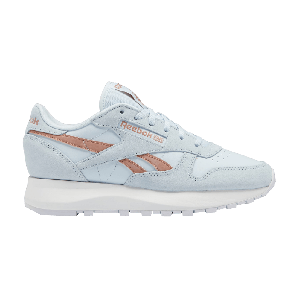 Reebok Wmns Classic Leather SP 'Glass Blue Canyon Coral'