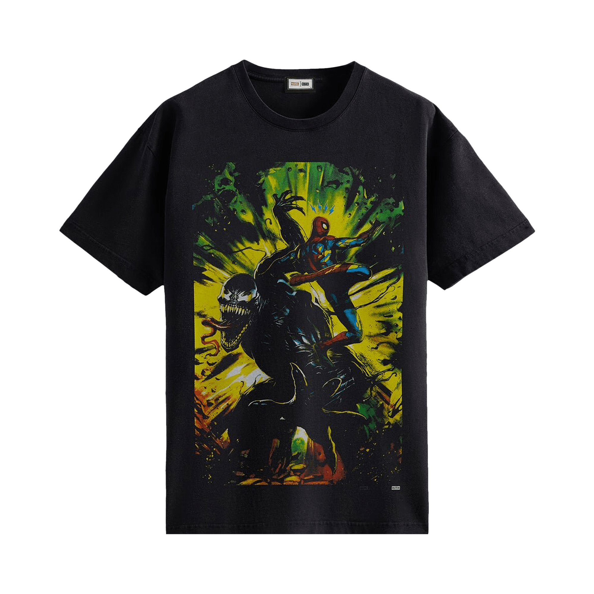 Kith For Spider-Man Venom Battle Vintage Tee 'Black'