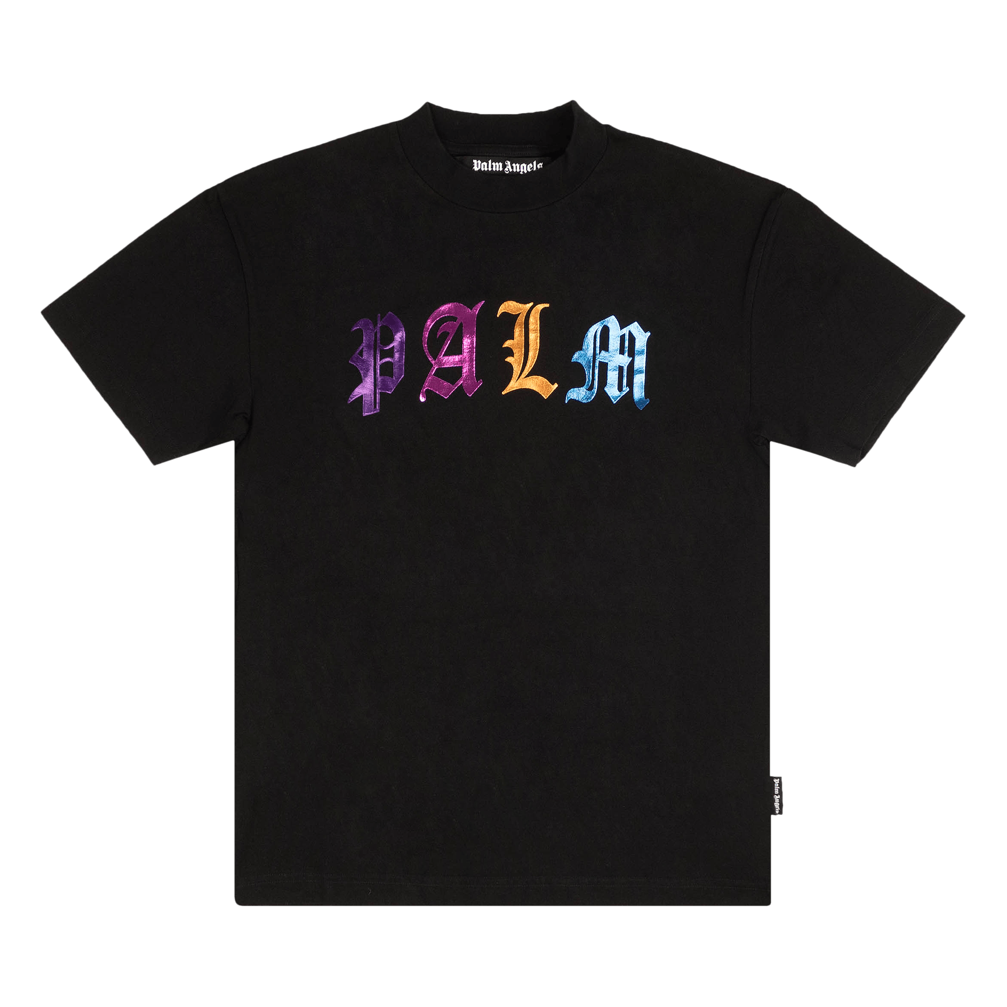 Palm Angels Gothic Logo Tee 'Black/Multicolor'