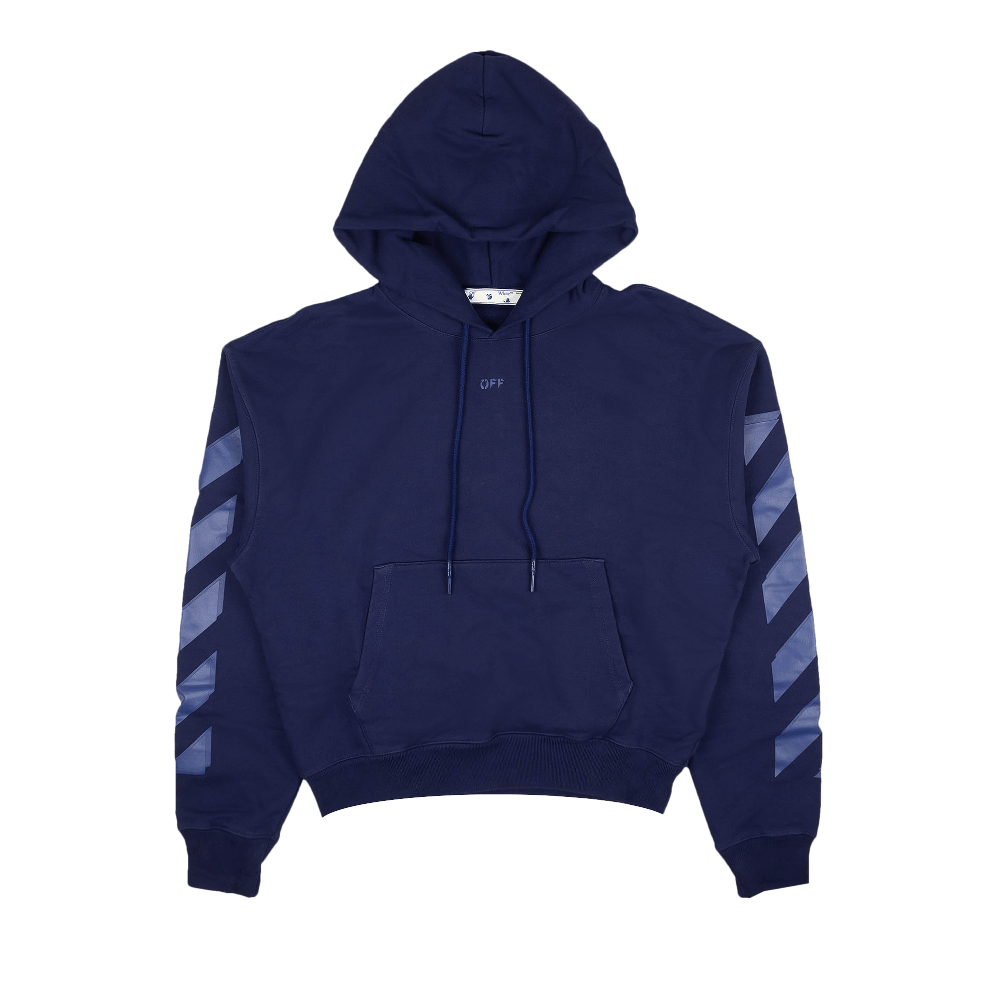 Off-White Rubber Arrow Over Hoodie 'Blue/Blue'