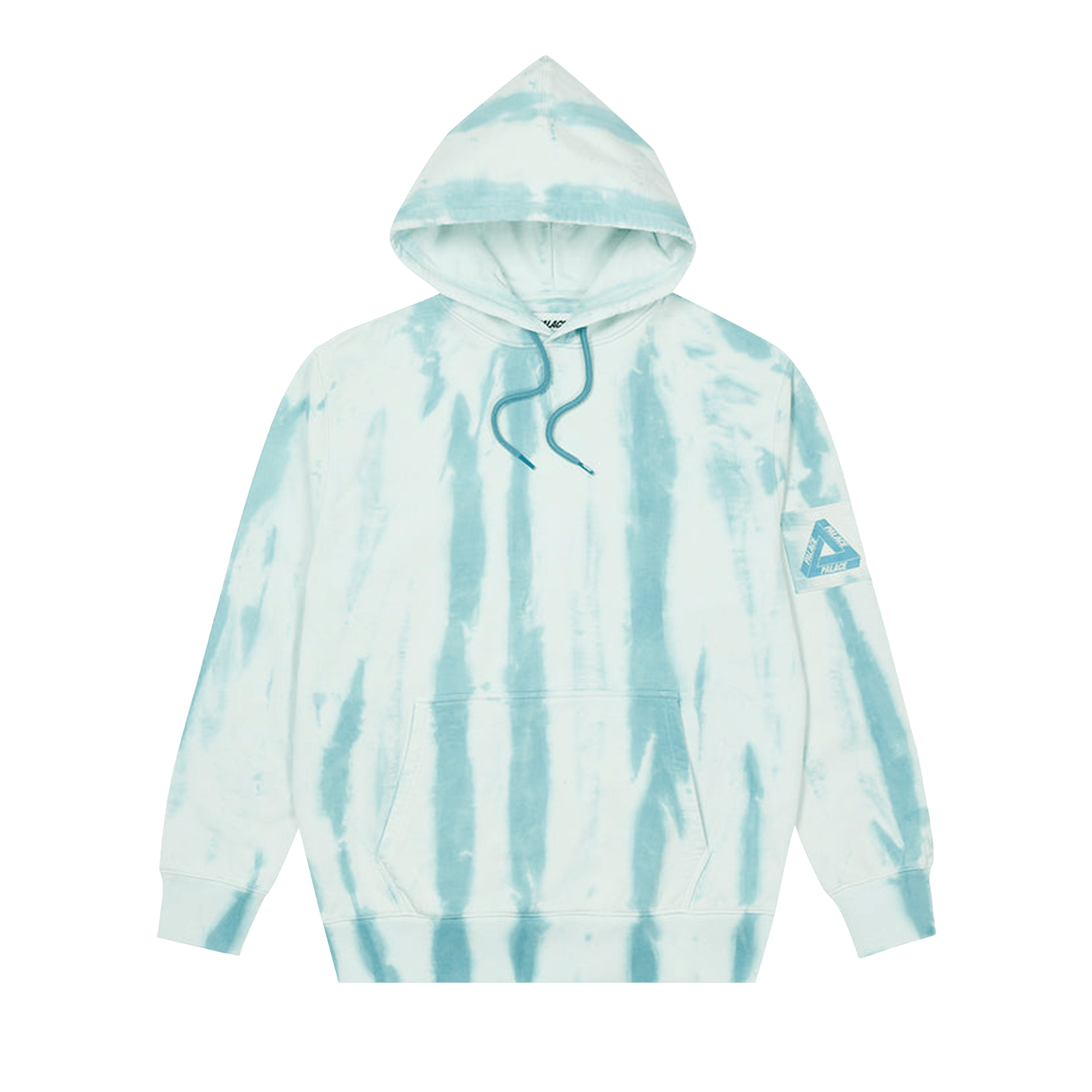 Palace Zebra Tie Dye Hood 'Teal'
