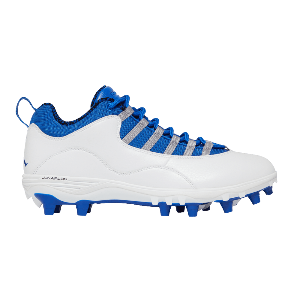 Air Jordan 10 TD Low 'White Game Royal' - CQ2072-104