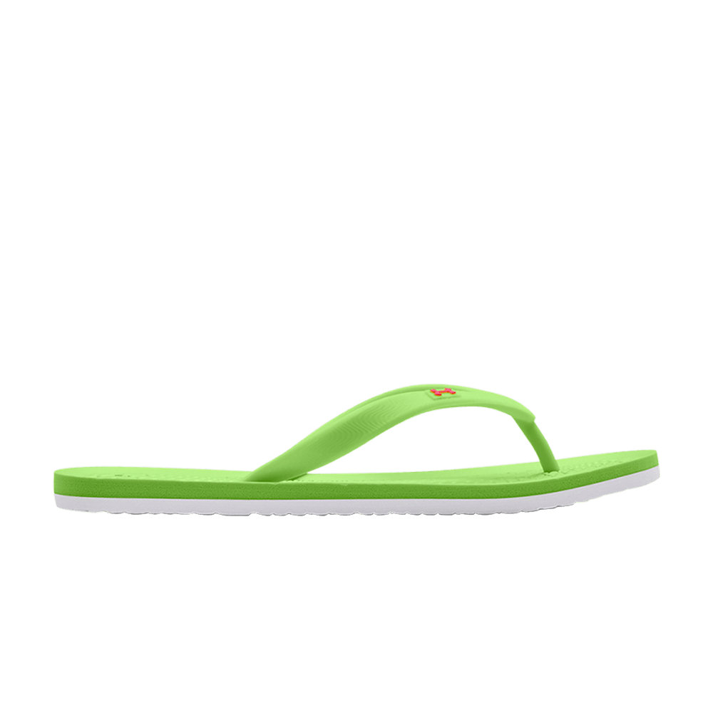 Pre-owned Under Armour Wmns Atlantic Dune Sandal 'quirky Lime White' In Green
