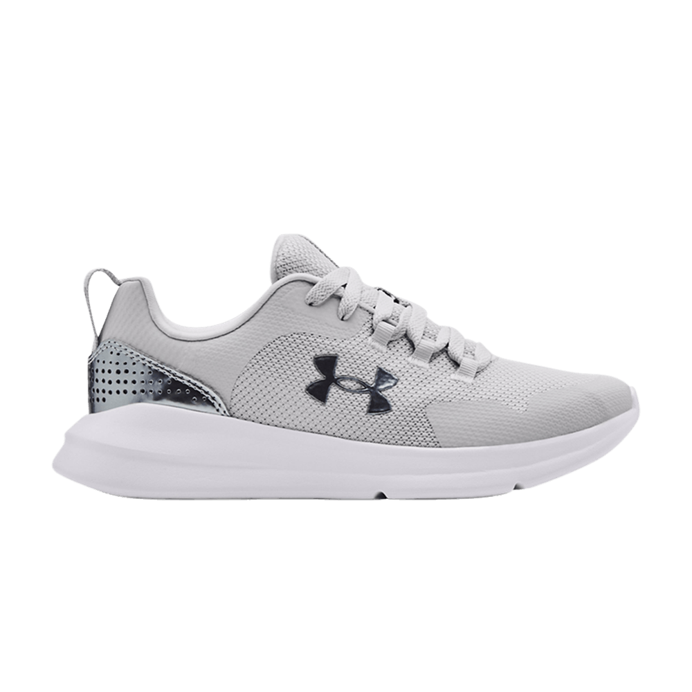 Pre-owned Under Armour Wmns Essential 'halo Grey White'