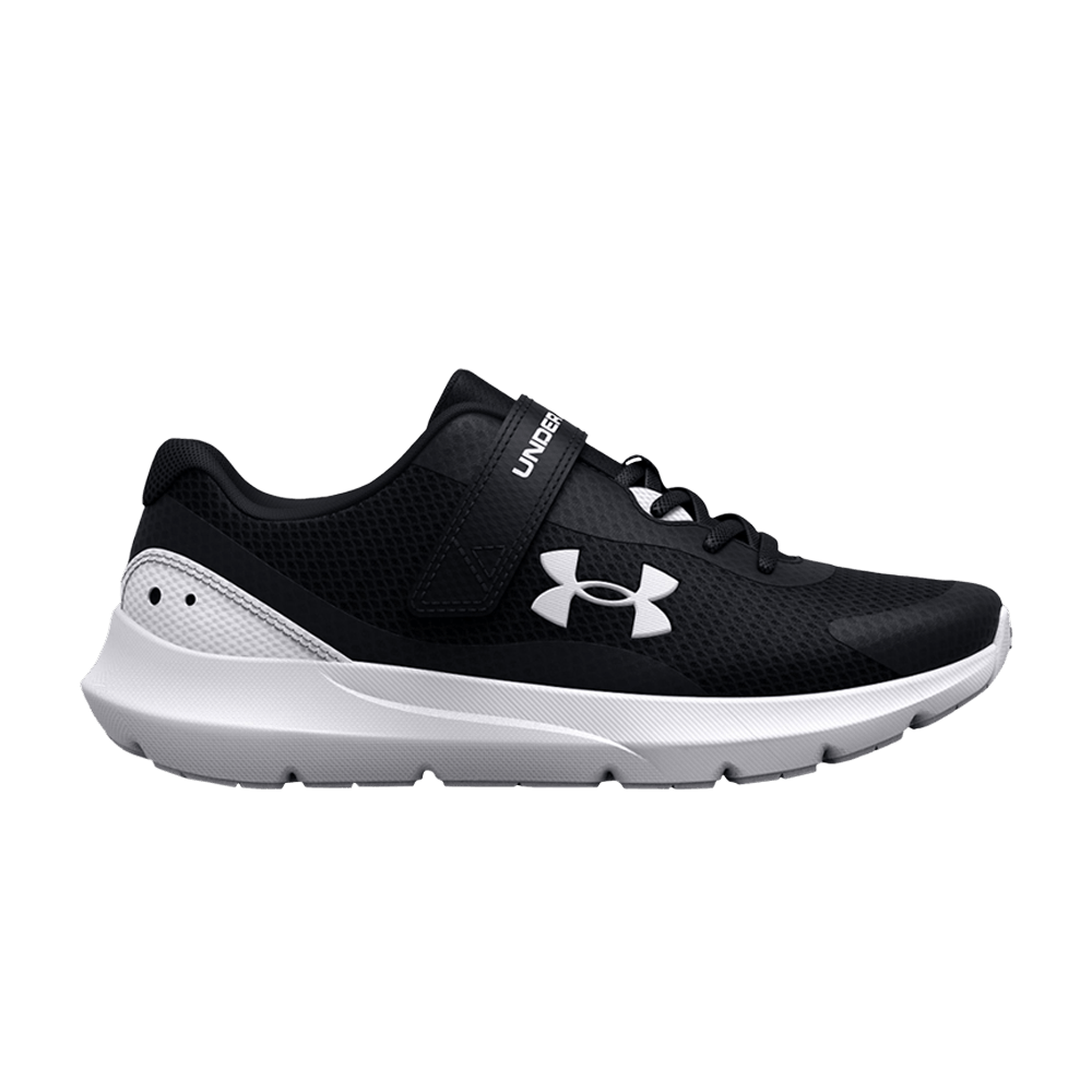 UNDER ARMOUR UNDER ARMOUR SURGE 3 AC PS 'BLACK WHITE'