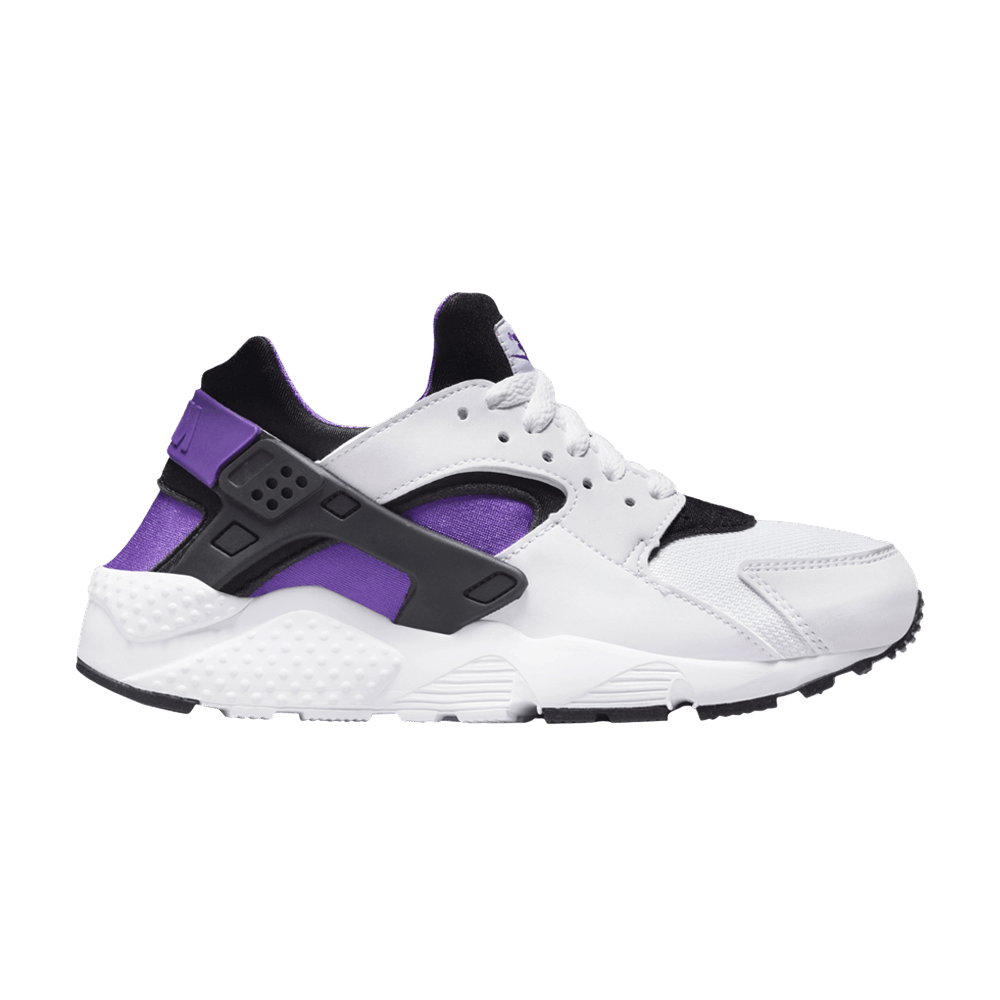 Pre-owned Nike Huarache Run Gs 'purple Punch' In White
