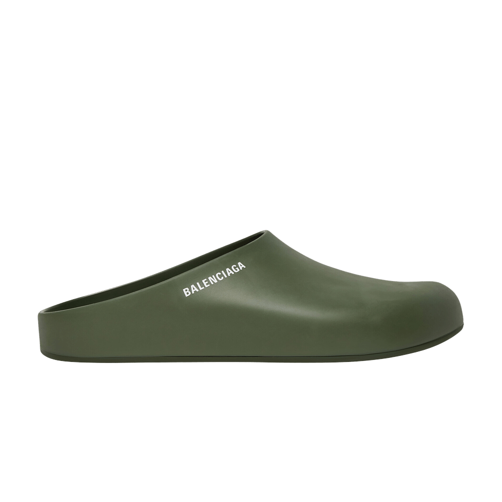 Balenciaga Pool Closed Slide 'Dark Green'
